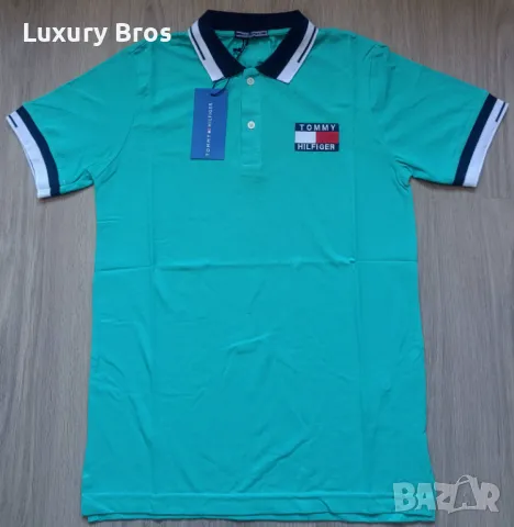 Мъжки тениски с яка Tommy Hilfiger, снимка 8 - Тениски - 48942899