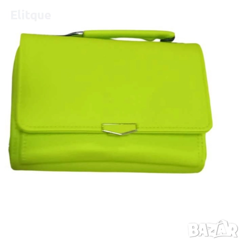 Стилна и компактна к. дамска чанта за през рамо с дълга дръжка., снимка 7 - Чанти - 52854006