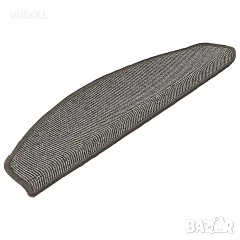 vidaXL Изтривалки за стълби, 15 бр., 65x21x4 см, сиви, полукръгли, големи, снимка 3 - Изтривалки - 56146108