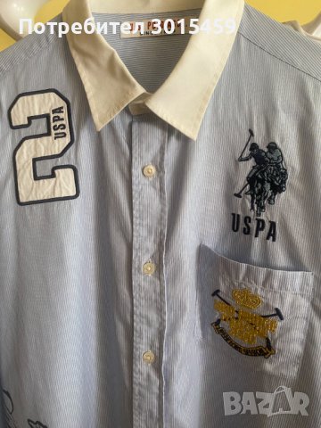 Мъжка риза на марката U.S. Polo ASSN, снимка 2 - Ризи - 42470876