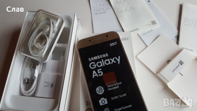 Samsung A5 2017/32gb Златен и черен, снимка 9 - Samsung - 39440663