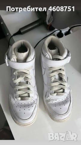 Оригинални обувки nike air force високи, снимка 3 - Маратонки - 54310639