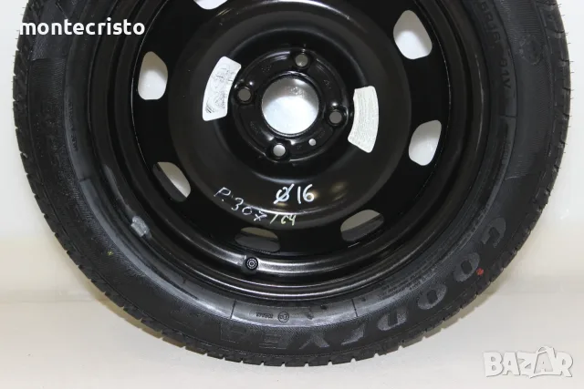 Резервна гума Peugeot 307 (2001-2007г.) 65.1 4x108 / 16 цола патерица, снимка 3 - Гуми и джанти - 56099344