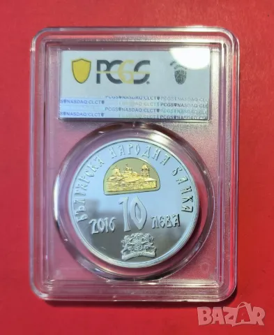 10 лева 2016 година Св. Климент Охридски PSGS PF, снимка 2 - Нумизматика и бонистика - 50174509