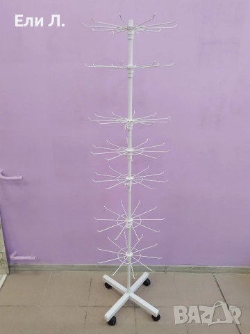 Стелаж, въртележка 2 броя, снимка 4 - Стелажи и щандове - 53214648