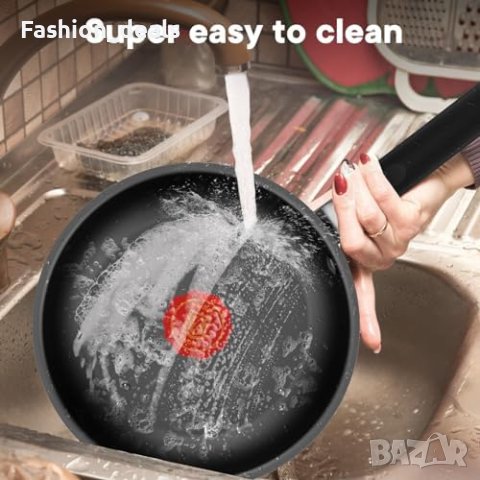 Нов Универсален Тиган Незалепващ 23см за Индукция с Термоиндикатор за кухня готвене дом, снимка 6 - Други стоки за дома - 42887411