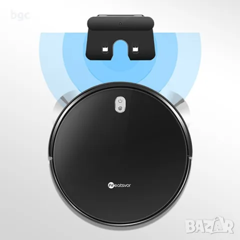 Робот прахосмукачка Neatsvor X520, 6000Pa, 5200mAh, 75 мм височина, моп, до 250m2, черен, снимка 2 - Прахосмукачки - 49439197