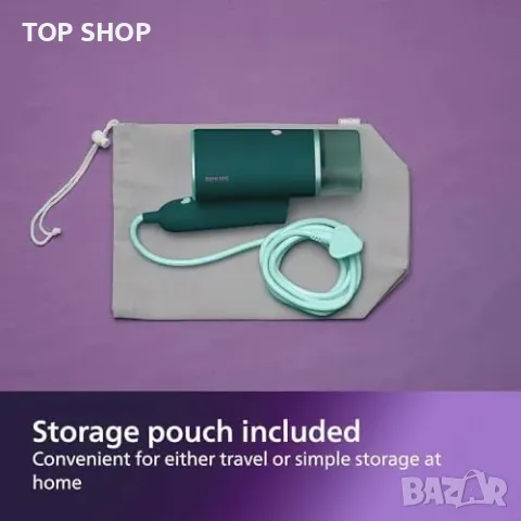 Нов Philips Ръчен Парочистач, 1000W, Лек и Компактен за Пътуване дрехи, снимка 3 - Други - 49945140