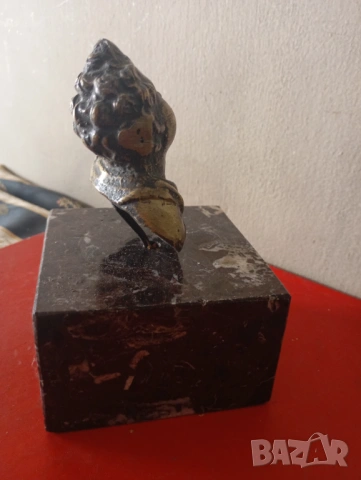 Стар бронзов бюст на херовим, снимка 4 - Други ценни предмети - 54244390