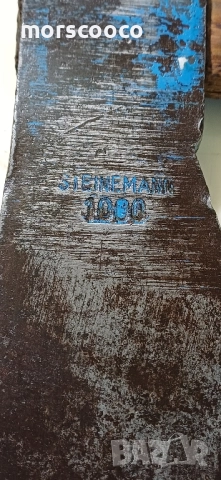 Рядък Швейцарски тoпор - ,,Steinemann"- Switzerland , снимка 2 - Антикварни и старинни предмети - 52113136