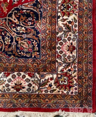 Персийски килим Керман, снимка 4 - Килими - 51129368