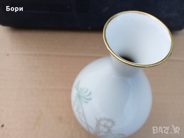 Стара немска порцеланова ваза  ZEH SCHERZER BAVARIA GERMANY, снимка 4 - Вази - 35586344