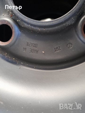 Резервна гума тип “Патерица” 4х100х57-15 цола   ФОЛСВАГЕН, снимка 2 - Гуми и джанти - 39111938