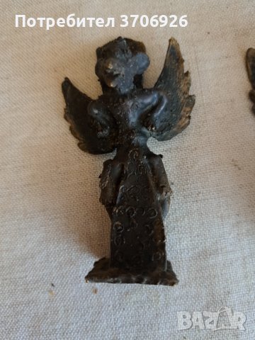 Комплект 2 бронзови статуетки Гаруда, снимка 3 - Колекции - 40406873