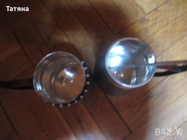  /старинен/съд за вино/декантер; тава за сладко/бакър/ ХАЛБА /МЕСИНГ/, снимка 17 - Сервизи - 37817662