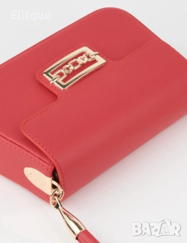 Малка дамска кожена чанта с тик-так закопчаване, снимка 6 - Чанти - 52864360