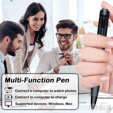 Нова шпионска камера в химикал, марка KEHZKCT 64GB чисто нова СД карта Адата включена в комплекта..., снимка 2 - Аналогови камери - 51636427