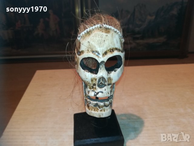 ЧЕРЕП НА СТОЙКА 20Х10Х10см 1311201933, снимка 8 - Колекции - 30778872