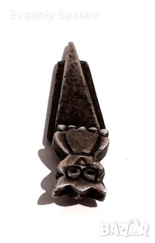 Бухалче Посребрено Патинирано, Разделител за страници на книга., снимка 5 - Антикварни и старинни предмети - 51951174