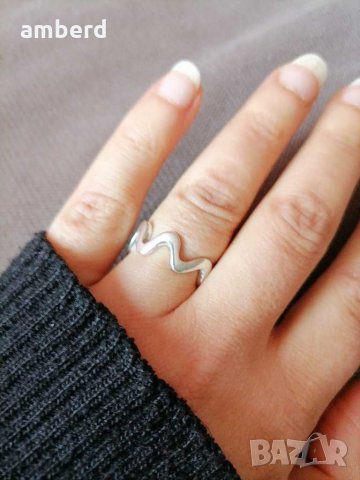 Уникален сребърен пръстен , снимка 4 - Пръстени - 31489736