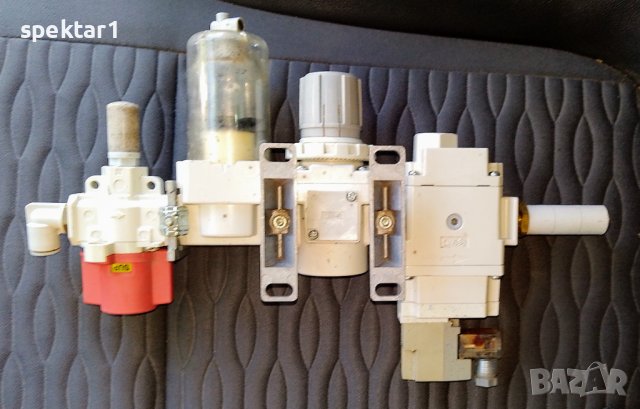 Пневматична (пневмоподготвяща група)( филтър-регулатор+омаслител +разклонител+заглушител), снимка 4 - Други машини и части - 42917702