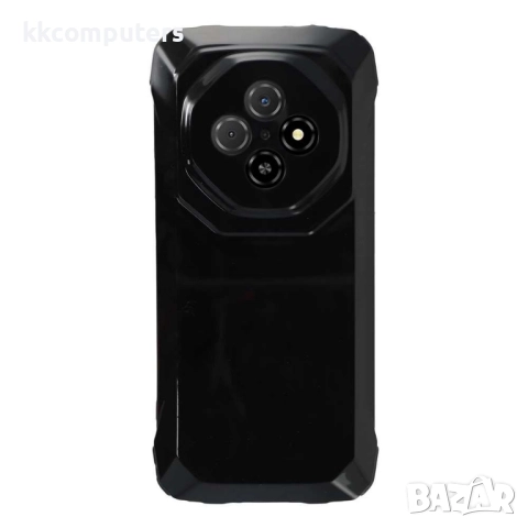 Калъф с протектор за Blackview Fort 1– мек TPU удароустойчив калъф, прозрачен или черен, снимка 3 - Резервни части за телефони - 52475884