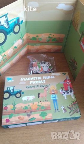 Комплект с магнити за момчета под формата на страници за разгъване, снимка 6 - Образователни игри - 38483616