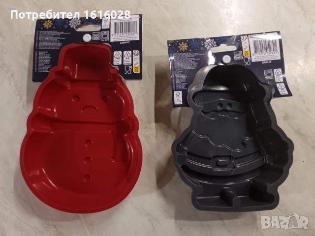 Силиконови форми - молдове дядо Коледа и Снежен човек., снимка 4 - Форми - 52351732