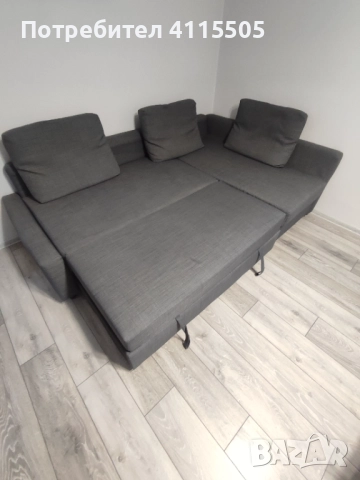 ъглов разтегателен диван с ракла, снимка 4 - Дивани и мека мебел - 51711997