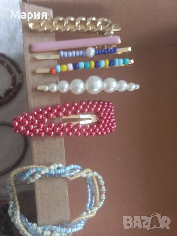 Мъниста хематит, фиби, брошки, гривни, снимка 5 - Гривни - 52845878