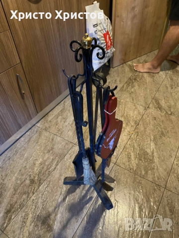 Прибори за камина, снимка 2 - Антикварни и старинни предмети - 51472601