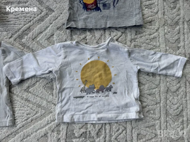 Лот дрехи Chicco, Boboli, Zara Размер: 6 месеца, снимка 4 - Бебешки блузки - 56322893