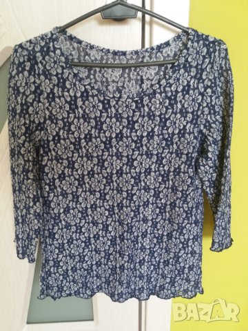 Дамска дантелена блуза, снимка 4 - Блузи с дълъг ръкав и пуловери - 37325315