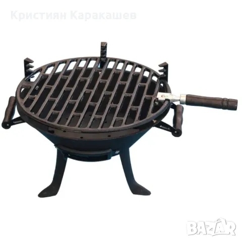 Чугунено барбекю за дървени въглища - ø30 см., снимка 6 - Барбекюта - 49929103