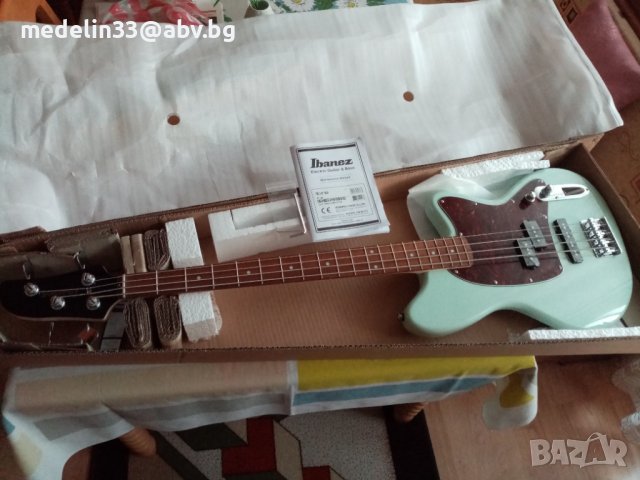 Бас китара Ibanez Talman TMB 100 PJ bass,long scale, mint green, нова