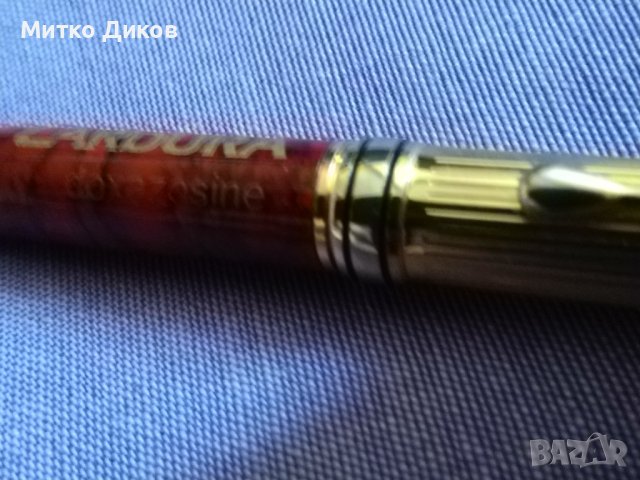 Дебела маркова метална химикалка ролер Кардура дебел пълнител, снимка 3 - Други - 42134362