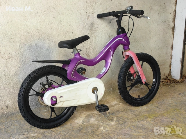 детски велосипед 16 цола с дискови спирачки , снимка 3 - Велосипеди - 54344831