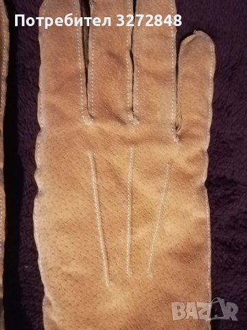 Дамски ръкавици от естествена кожа , снимка 6 - Ръкавици - 38975343