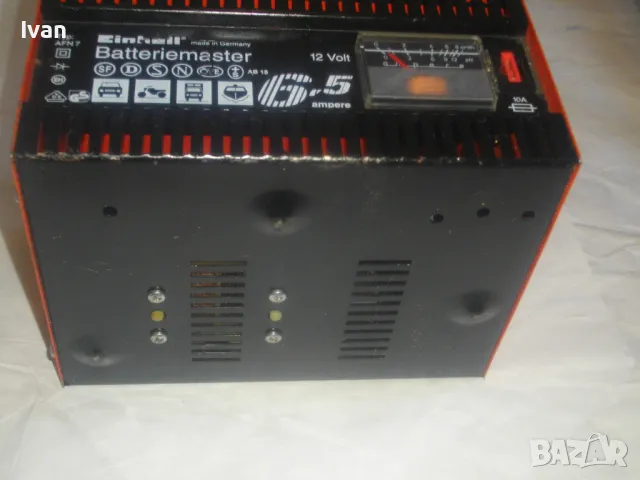 6,5 Ампера 12 Волта Акумулаторно Ел. Зарядно за акумулатори и батерии 6V-12V EINHELL Немско оригинал, снимка 13 - Аксесоари и консумативи - 47758934