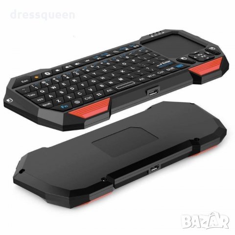 BT05 Блутут Wifi Qwerty клавиатура с тъчпад за телевизор 