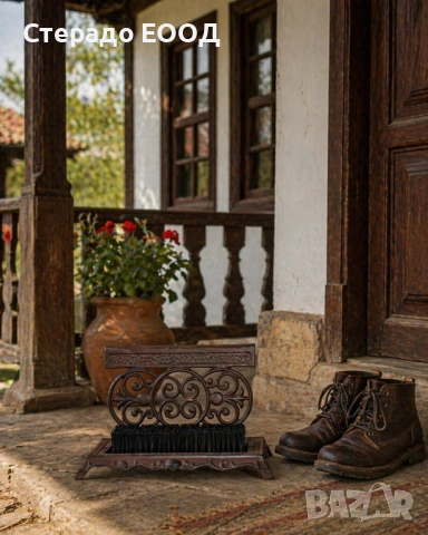 ЧУГУНЕНО СТЪРГАЛО С ЧЕТКА, снимка 2 - Други стоки за дома - 54266379