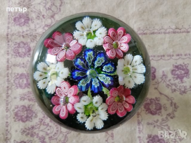 Кълбо с цветя Мурано, снимка 5 - Декорация за дома - 44337799