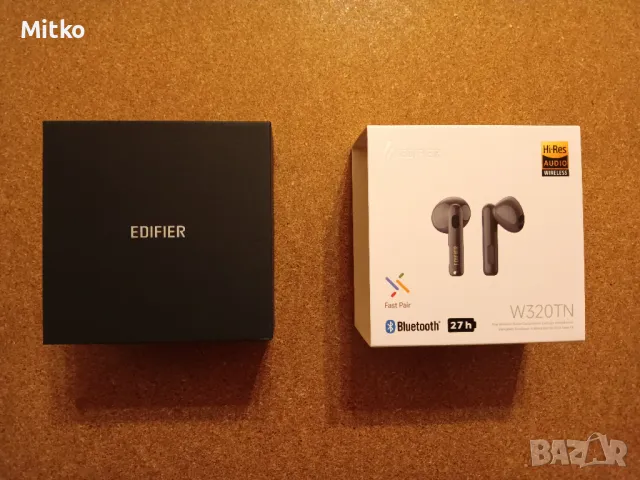 Безжични слушалки Edifier - W320TN сиви, снимка 2 - Bluetooth слушалки - 49215758
