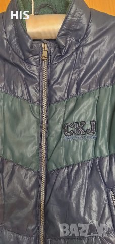 Детско яке Calvin Klein за 7-8 год. дете, синьо с подплата, снимка 4 - Детски якета и елеци - 42241993