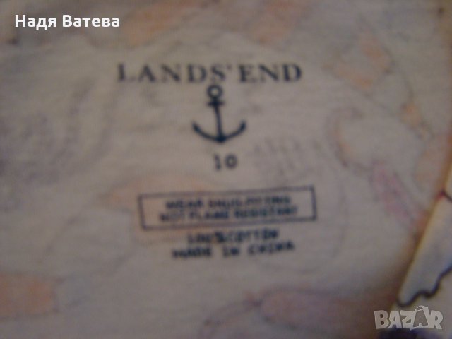 Уникална пижама Lands`end за 10 г. момиче, снимка 3 - Детски пижами - 30532760