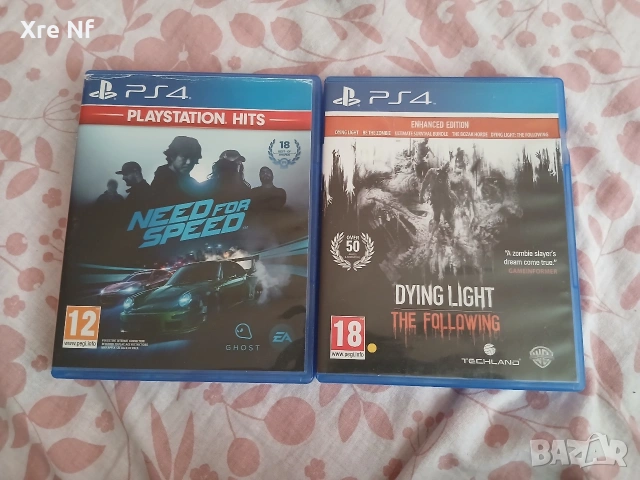 2 PS4 игри комплект – Dying Light + Need for Speed – топ състояние