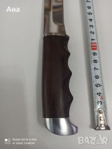  Руски Ловен нож с фиксирано острие , снимка 6 - Ножове - 39197802