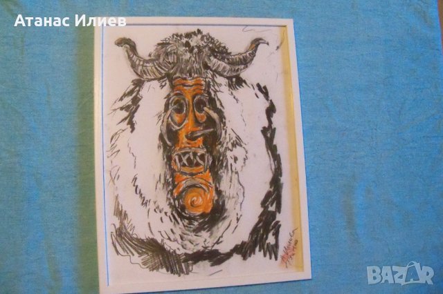 "Кукер" 2 картина от художничката Десислава Илиева