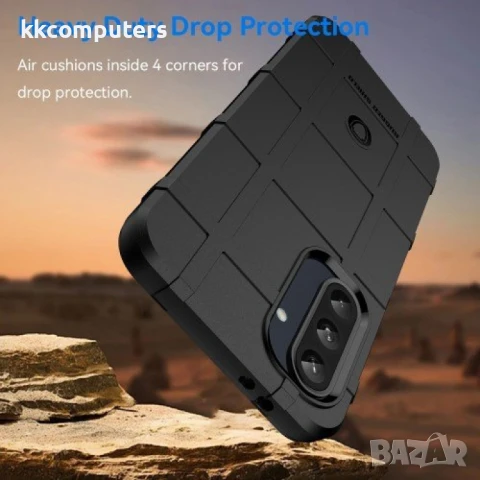 Samsung Galaxy A36 5G / A56 5G Удароустойчив Square Grid Design Калъф и Протектор, снимка 4 - Калъфи, кейсове - 50797718