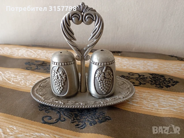 Комплект солници в стил арт деко, снимка 1